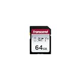 Transcend SDC300S - Tarjeta de memoria SDXC de 64 GB, color plata
