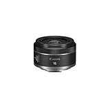 Canon Objetivo RF 16 mm F2.8 STM - Lente Ultra Gran Angular, Ideal para Viajes y Videoblog Incluso en Baja iluminación, Pequeño y Ligero, Enfoque STM silencioso, Compatible con Sistema EOS R, Negro