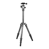 Manfrotto MKELES5CF-BH - Trípode element traveller pequeño con rótula de bola, fibra de carbono