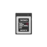 Sony QDG120F - Tarjeta de memoria flash XQD de 120 GB (128 GB preformato) y 5 x TOUGH XQD - Serie G de alta velocidad (lectura de 440 MB/s y escritura de 400 MB/s)