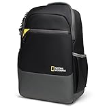 National Geographic Mochila Cámara para DSLR o Mirrorless con Lentes, Compartimento para Portátil, Ultraligero, Divisor Acolchado Ajustable, Accesorio Trípode, NG E1 5168, Negro [Exclusivo Amazon]