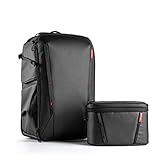 PGYTECH OneMo 2 Mochila para cámara 35-45L con Bolso bandolera, Mochila Fotografia Profesional Impermeable para Sony/Canon/Nikon/DSLR/DJI Mini 3 Pro/AVATA/MAVIC 3/FPV/Mini/Laptop, Negro