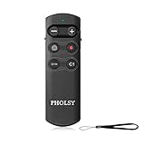 PHOLSY RMT-P1BT Bluetooth Controlador Remoto inalámbrico Cámara Mando a Distancia Compatible con Sony a1, a6400, a6600, a6700, a7C, a7M3, a7M4, a7RM3, a7RM4, a7SM3, a9M2, RX0M2, RX100M7, ZV-1, ZV-E10