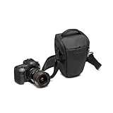 Manfrotto Advanced Holster M III, Funda para Cámara sin Espejo con Objetivo, Bolsa para Cámara con Montura para Trípode y Cubierta para la Lluvia, Accesorios de Fotografía