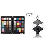 Datacolor Spyder Checkr Tarjeta de Color para la calibración de la cámara con 48 Parches de Color + SpyderCube Ajuste del Balance de Blancos y optimización del Proceso de conversión Raw