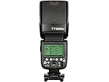 Godox TT685C Thinklite C High Speed 1/8000s GN60 - Flash para cámara Canon EOS E-TTL II, Color Negro