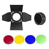 Godox BD-10 Barndoor Honeycomb con 4 filtros de Color Kit de Accesorios de Flash para Godox AD300Pro