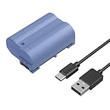 SMALLRIG Batería Compatible con EN-EL15C 2400mAh de Cámara para Nikon Zf/Z8/Z7/Z6,Recargable de Carga Rápida USB-C para Z7 II,Z6 II/III,Z5,D850,D810,D810A,D780,D750,D610,D500,D7500,D7200-4332B