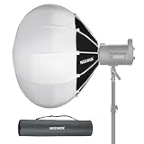 NEEWER 50cm Softbox de Linterna de Liberación Rápida en un Paso, Difusor de Luz de 360°con Faldón, Montaje Bowens para Luz de Video CB60 CB100 CB150 Compatible con Aputure Luz 600d Godox SL60W, NS50L