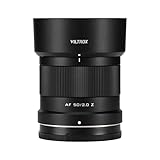 VILTROX 50mm F2 Objetivo Full Frame para Nikon Z, Objetivo Prime AF 50mm f2.0 Montura Z con Apertura Luminosa, Ultracompacto para Montura Z, Compatible con Z8 Z9 Z6 Z7 Z6 II Z7 II Z5 Z50 ZF Z30