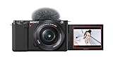 Sony Alpha ZV-E10L Camara vlog + Sony GP-VPT2BT - Estabilizador para camaras
