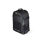 Lowepro Adventura BP 300 III, Mochila para Cámara, con Soporte para Trípode, Bolsillo para Portátil de 13'', Bolsa con Acceso Frontal, para Cámara sin Espejo, Compatible Sony Alpha 7-9 Series, Negro