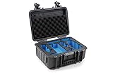 B&W - Funda de Transporte para dron dji Mavic Air 2, dji Air 2S o más Versiones combinadas y Controlador Inteligente Tipo 4000 Gris, Impermeable según certificación IP67