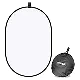 Neewer Foco de luz para Estudio de fotografía, Plegable, difusor Suave, con Funda de Transporte, para Estudio y Retrato al Aire Libre, fotografía de Producto (23,6 x 35 Pulgadas)