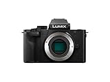 Panasonic Lumix G100 | Cámara de fotos híbrida compacta (sensor 4/3 de 20 MP, pantalla de origen, tacto, visor 3680 Kpts, Micro OZO Audio, Vídeo 4K, Vlog-L, WiFi) negro - Versión francesa