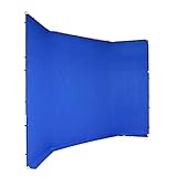 Manfrotto MLBG4301CB Chroma Key FX - Funda para Fondo (4 x 2,9 m), Color Azul