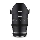 Samyang SA1612 - Lentes de Cámara Compatibles con 35MM T 1.5 MK2 Nikon, Negro
