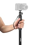 JOBY Compact 2-in1 MonoPod, Cámara/Cámara de Acción con Rótula, Montura Universal de ¼-20 pulg., Montura de Articulación y Bolsa, para CSC, DSLR, Sin Espejo, GoPro, Negro para Foto, Vídeo, Vlogging