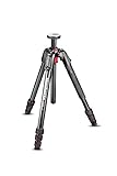 Manfrotto 190Go! - Trípode de Aluminio de 4 Secciones, Color Negro