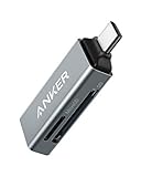 Anker Lector de Tarjetas de Memoria USB-C 2 en 1 para Tarjetas SDXC, SDHC, SD, MMC, RS-MMC, Micro SDXC, Micro SD, Micro SDHC y UHS-I, para MacBook Pro 2019/2018/2017 y más
