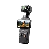 DJI Osmo Pocket 3, cámara con CMOS 1'' y vídeo 4K/120 fps, estabilización en 3 ejes, enfoque rápido, seguimiento de caras/objetivos, pantalla táctil giratoria de 2', cámara de vídeo pequeña