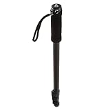 Amazon Basics - Monópode Ligero y Portátil Extensible para Cámara y Fotografía de 54 a 170 cm, Negro