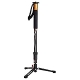 Rollei V6I 22843 - Monopod de Aluminio con minitrípode para un Soporte Especialmente Estable