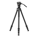 Vanguard Alta Pro 3VL 264CV14 - Trípode de vídeo de Carbono, rótula Veo PV-14 y Base niveladora
