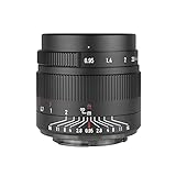 7artisans Lente 35mm F0.95 Gran Angular de Enfoque Manual APS-C con Montura Canon EF-M para Cámara sin Espejo Canon M M2 M3 M5 M6 M10 M100 M200 M50