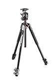 Manfrotto 190 XPro - Kit trípode con rótula de Bola, 3 Secciones (Aluminio) (MK190XPRO3-BHQ2)