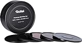 Kit de filtros circulares Rollei Premium compuesto por: 1x ND8, ND64 y ND1000, filtros fabricados en cristal Gorilla con anillo de alu para exposiciones prolongadas con tapa protectora de alu