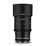 Samyang MF 135 mm T2,2 VDSLR MK2 Canon EF Objetivo de vídeo Cine de Formato Completo Distancia Focal Fija para Canon EF EF-S Cámara, Enfoque Manual, para EOS 5D Mark IV, 6D Mark II, 90D, 77D, Negro