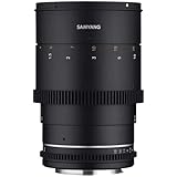 Samyang MF 135 mm T2,2 VDSLR MK2 Canon EF Objetivo de vídeo Cine de Formato Completo Distancia Focal Fija para Canon EF EF-S Cámara, Enfoque Manual, para EOS 5D Mark IV, 6D Mark II, 90D, 77D, Negro