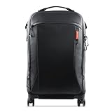 PGYTECH Mochila con Ruedas 2 en 1 Cámara DSLR/SLR/Trípode sin Espejo de Viaje, Equipaje con Ruedas Funda y Antilluvia, Compatible con Portátiles de 17 Pulgadas Canon, Nikon, Sony