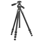 Vanguard Veo 5 264APS38 - Trípode de Viaje de Aluminio, rótula de 3 vías