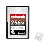 Pergear Serie estándar 256 GB CFexpress tipo A tarjeta de memoria de hasta 780 MB/s de velocidad de lectura y 780 MB/s de velocidad de escritura para grabación 4K 120P, 8K 30P, compatible con cámaras