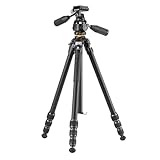 Vanguard Veo 5 234APS36 - Trípode de Viaje de Aluminio, rótula de 3 vías