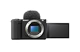 Sony Alpha ZV-E10 II, Cámara de vídeo APS-C mirrorless de Objetivo Intercambiable (vídeo 4K60p, grabación en 4:2:2 de 10 bits, 26 MP, estabilización Digital Avanzada, Eye AF en Tiempo Real)