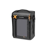 Lowepro GearUp Creator Box Large II, Mochila Fotográfica, Cámaras Mirrorless y DSLR, Acceso Rápido (QuickDoor), Hecha con Tela Reciclada, Separadores Interiores Acolchados de Color Naranja, Gris