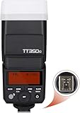 Godox TT350C TTL Flash Camera Flash Speedlite 2.4G HSS 1/8000s TTL GN36 Electronic Flash for Canon Mirrorless Digital Camera