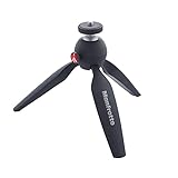 Manfrotto MTPIXI-B - Minitrípode Pixi, para Cámaras CSC,DSLR de Nivel de Entrada, Material Adapto, Negro