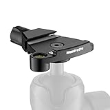 Manfrotto MSQ6T - Adaptador de liberación rápida Top Lock, Soporte de Zapata Compatible con Arca para trípodes Befree, rótulas 494 y 496, Compacto