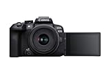 CANON EOS R10 Cámara Mirrorless + Objetivo RF-S 18-45 mm F4.5-6.3 IS STM, Cámara Evil APS-C (24,2 MP) -4 EV, Vídeo 4K 60 fps, Dual Pixel CMOS AF II, Pantalla Táctil de Ángulo Variable, Negro