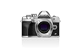 Cámara del Sistema Micro Four Thirds Olympus OM-D E-M10 Mark IV, Sensor de 20 Mpx, estabilizador de Imagen en 5 Ejes, Visor electrónico, vídeo 4K, Potente Enfoque automático, Wi-Fi, Plata