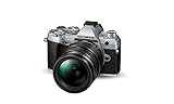 Olympus OM-D E-M5 Mark III Kit, Cámara de Sistema Micro 4/3 (20 MP, Estabilizador de Imagen de 5 Ejes, Potente Autofoco, 4K Vídeo, WLAN), plateado + Objetivo M.Zuiko PRO de 12-40mm