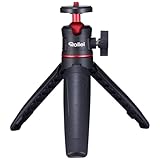 Rollei Mini Trípode Comfort Desktop, Trípode de Mesa Compacto con Rótula de 360° para Cámaras DSLR DSLM 2-en-1 Minitripode para Movil y Camara Portátil, Mini-Tripode-Camara-Smartphone-Pequeño