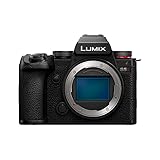 Panasonic LUMIX DC-S5 II, Cámara Sin Lente De Marco Completo, Sin Espejo,4K 60P y 6k 30P Grabación, Pantalla Movible, Wi-Fi, Phase Hybrid AF 779 Puntos, IS Activo, Negro