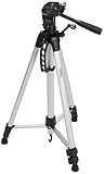 Amazon Basics - Trípode ligero de 152 cm con funda, juego de 2, Color negro