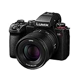 Panasonic Lumix DC-S5 II, Cámara Sin Lente De Marco Completo, Sin Espejo con Lente de 50 mm F1.8, 4K 60P y 6k 30P Grabación, Pantalla Movible, Wi-Fi, Phase Hybrid AF 779 Puntos, IS Activo, Negro