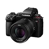 Panasonic LUMIX DC-S5 II Cámara Sin Lente De Marco Completo, Sin Espejo con Lente de 50 mm F1.8, 4K 60P y 6k 30P Grabación, Pantalla Movible, Wi-Fi, Phase Hybrid AF 779 Puntos, IS Activo, Negro